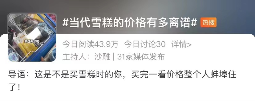 小布丁雪糕多少钱一只（当代雪糕的价格有多离谱）(1)