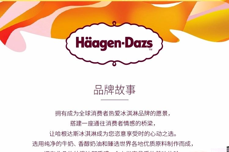 哈根达斯芒果小杯  81g  24杯(3)