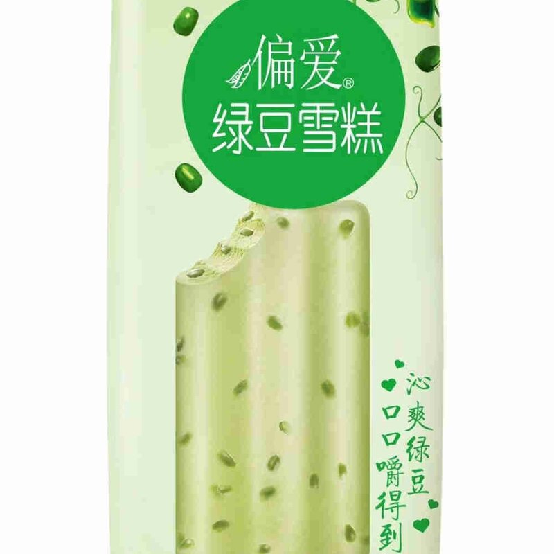 伊利 偏爱 绿豆口味 雪糕冰淇淋冰激凌 75g 45支