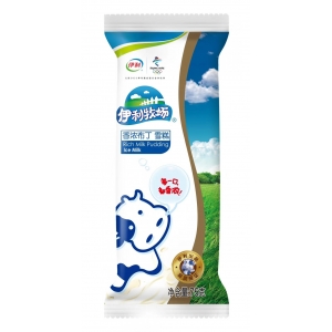 伊利牧场香浓布丁雪糕精品牛奶味丝滑冰淇淋冷饮入口即化批发 80g 45支