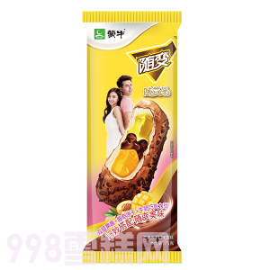 蒙牛随变随芯果草莓菠萝口味雪糕75g 30支