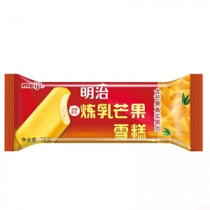 明治炼乳芒果雪糕扁条装78g 20支