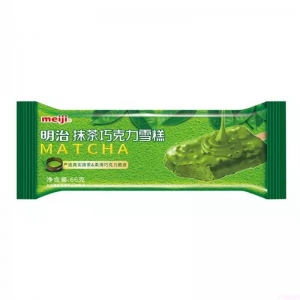 明治抹茶巧克力雪糕扁条装69g 20支