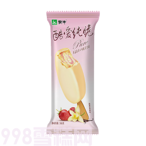 蒙牛酷爱纯脆草莓味脆皮雪糕批发 56g 40支(1)