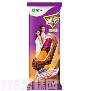 蒙牛随变随芯果蓝莓橙子口味雪糕30支 75g(1)